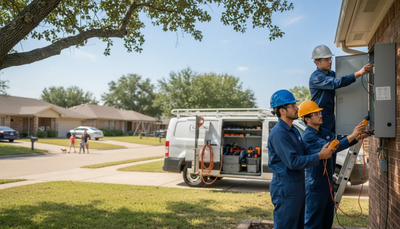 Certified electrician providing emergency electrical services in Five Points, AL